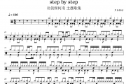 step by step鼓谱 名侦探柯南 主题歌集《step by step》架子鼓|爵士鼓|鼓谱